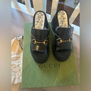 Gucci Mule platform slides